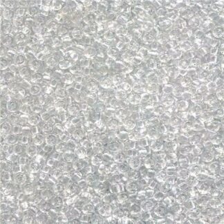 Czech Size 11 Round Seed Beads Crystal 10g Tube