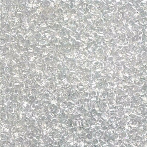 Czech Size 11 Round Seed Beads Crystal 10g Tube