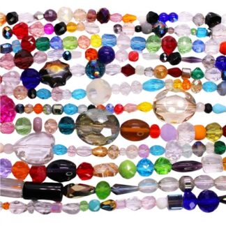 A Grade Crystal Sparkling Faceted Beads Assorted Strand