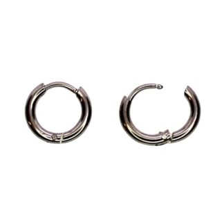 Titanium Steel Hoop Earring 12mm 14pk