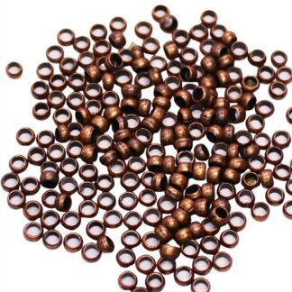 Crimps 2.5mm Round 200pk Antique Copper